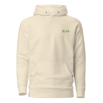 Essentials Small Logo - in Green Embroidery - Women's Hoodie