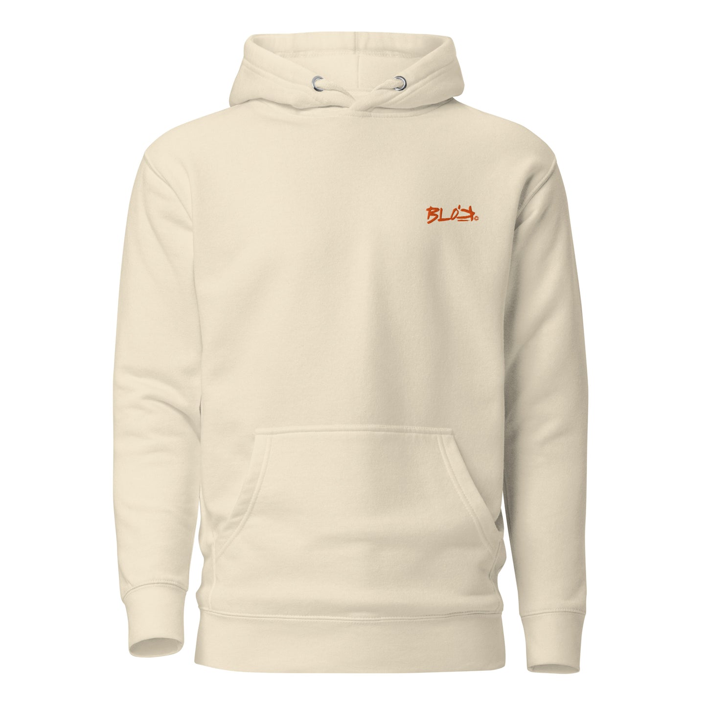 Essentials Small Logo - in Orange Embroidery - Women's Hoodie