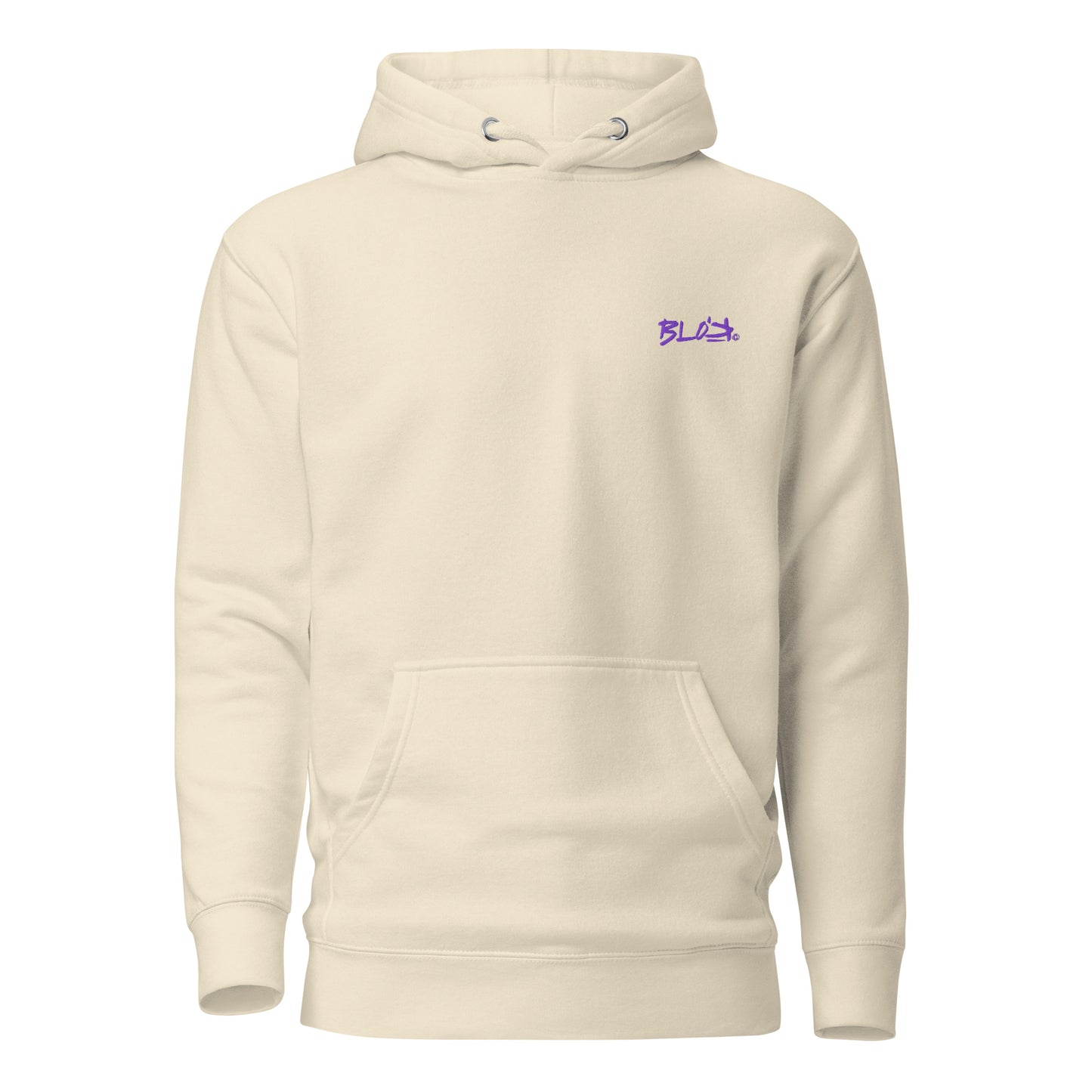 Essentials Small Logo - in Purple Embroidery - Women's Hoodie