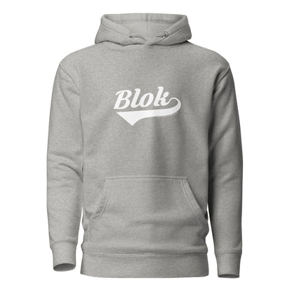 Blok Classic Logo - in White Print - Women's Hoodie