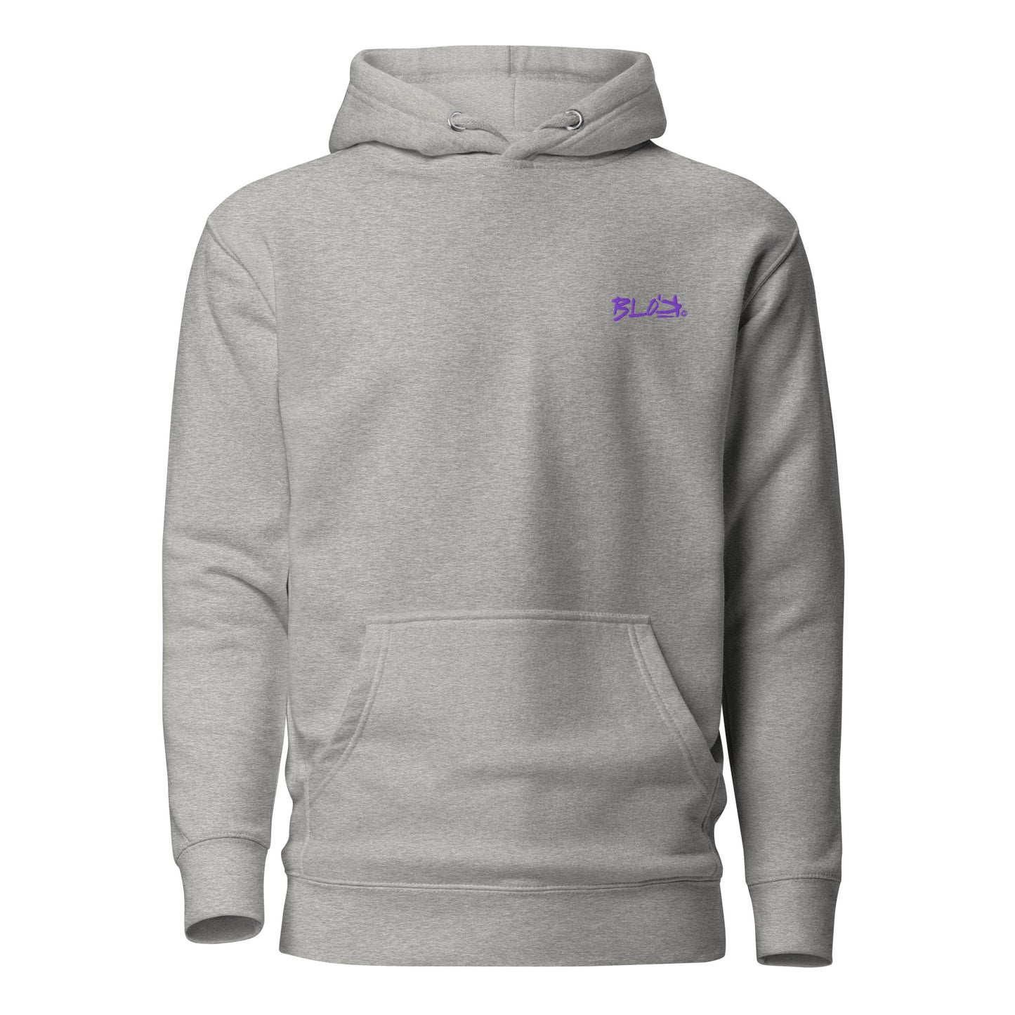 Essentials Small Logo - in Purple Embroidery - Women's Hoodie