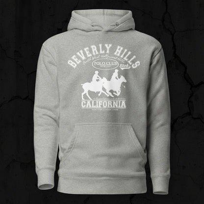BLOK Beverly Hills Polo Club - White Front Graphic Print Women's Hoodie