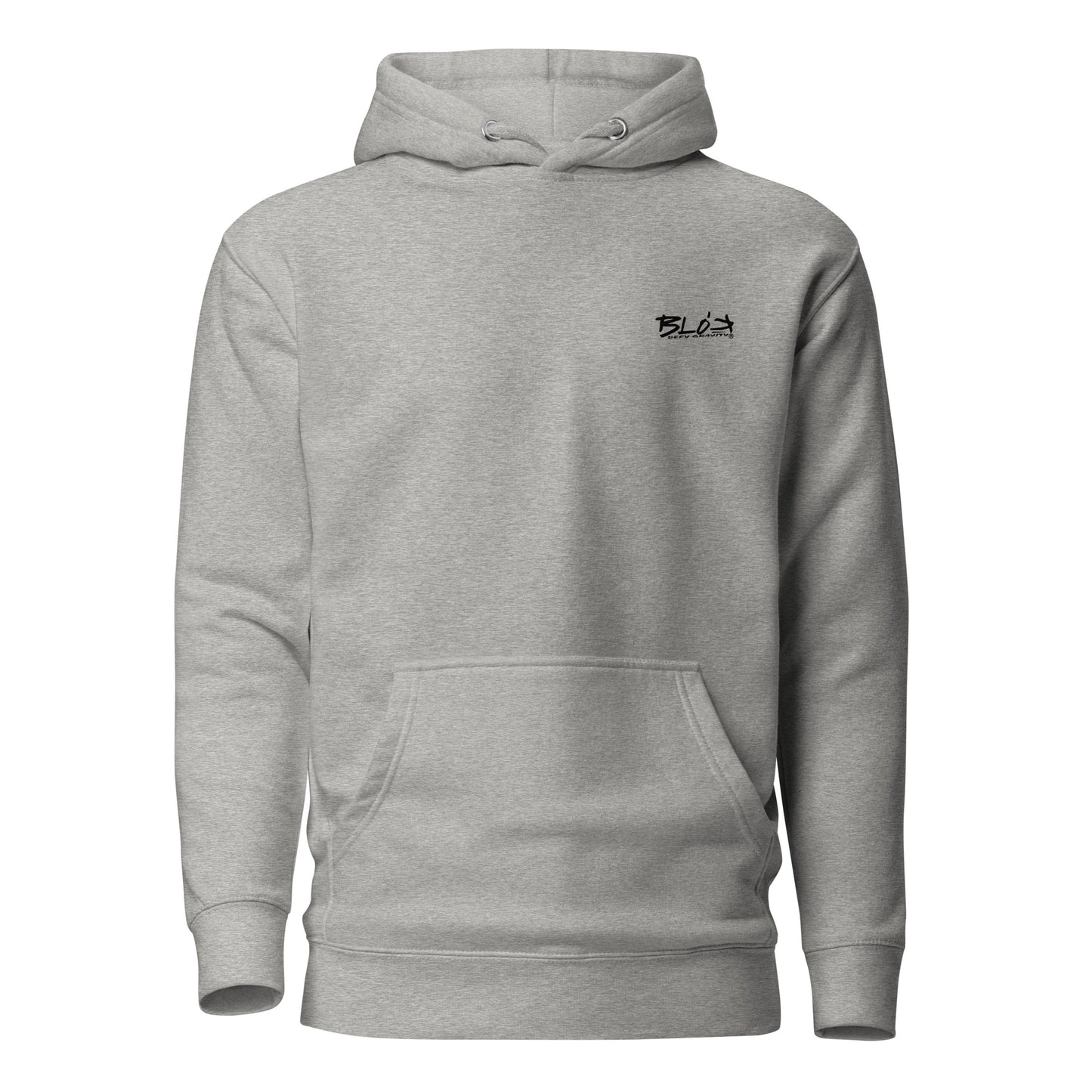 BLOK Detroit 8 Mile - Black Front & Back Graphic Print Women's Hoodie