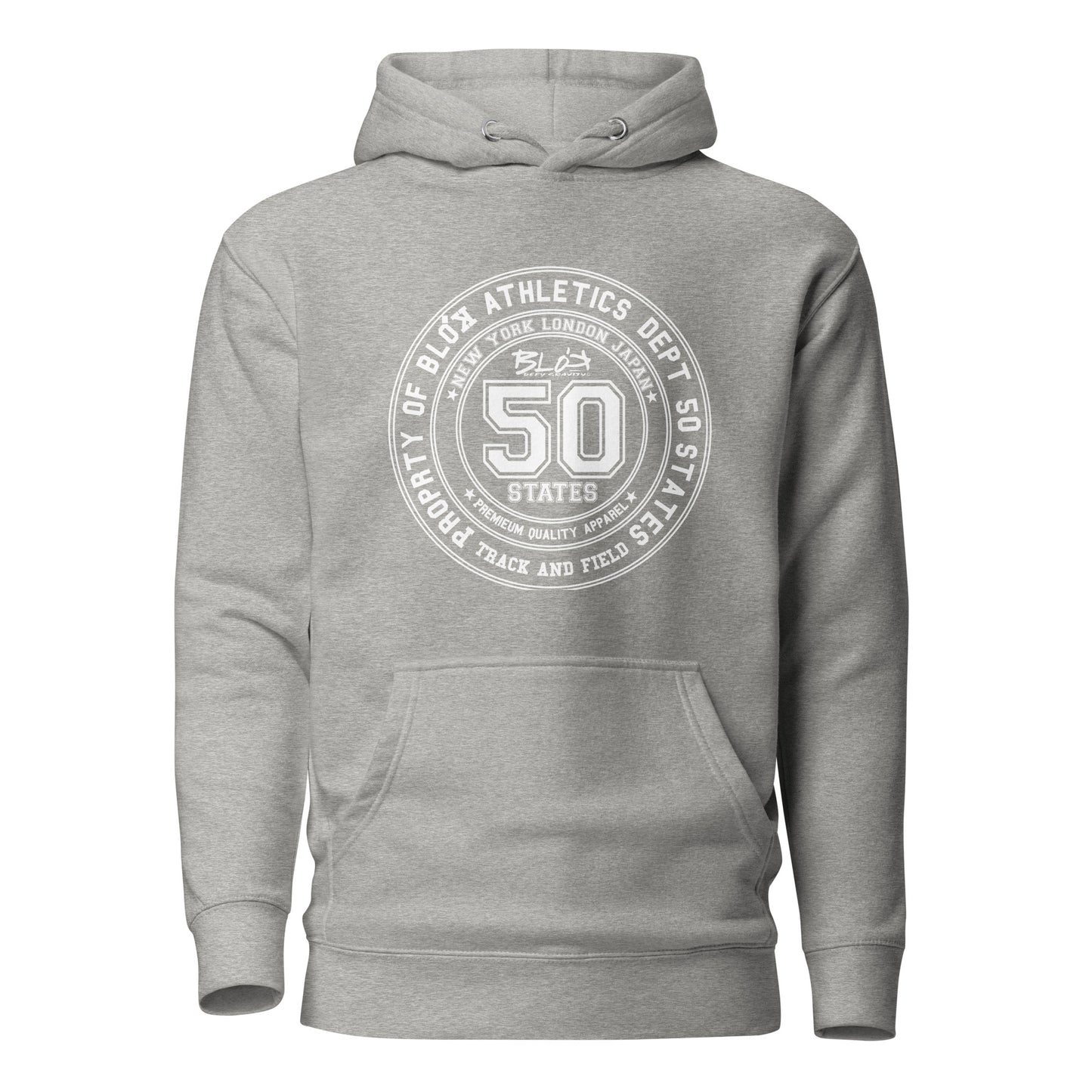 50 State Athletic Dept. - with White Print - Women's Hoodie