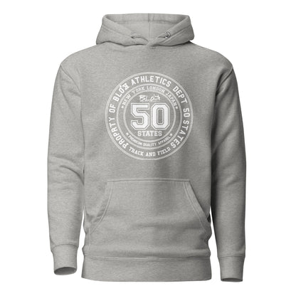 50 State Athletic Dept. - with White Print - Women's Hoodie
