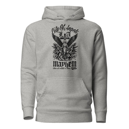City of Angels Mayhem - Front Print - in Black - Men's Hoodie