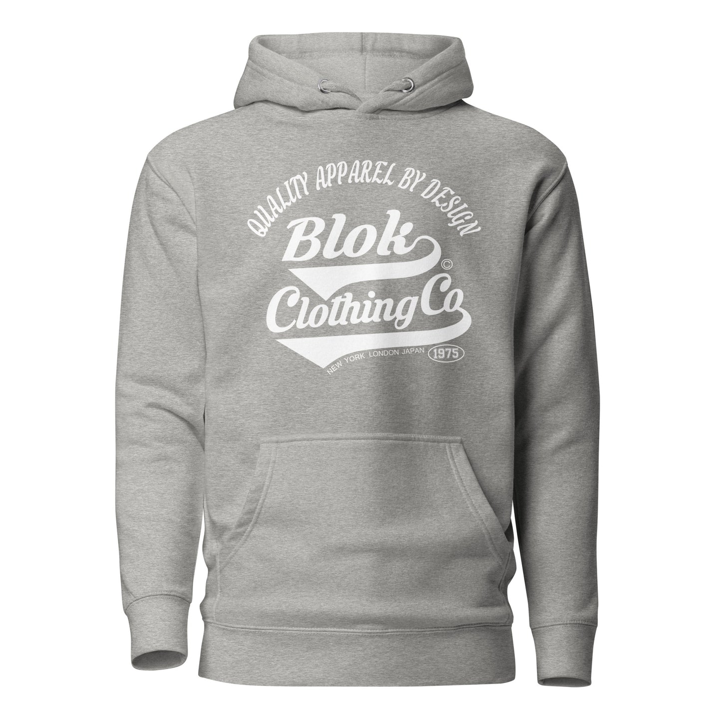 Quality Apparel By Design - with White Print - Men's Hoodie
