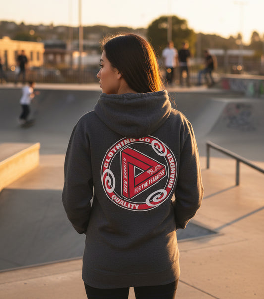 Blok Triangle - Front & Back Print - Women's Hoodie