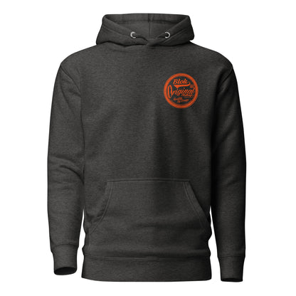 Quality By Design - Small Print in Orange - Women's Hoodie