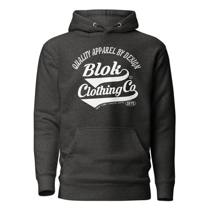 BLOK Quality Apparel By Design - White Front Graphic Print Women's Hoodie