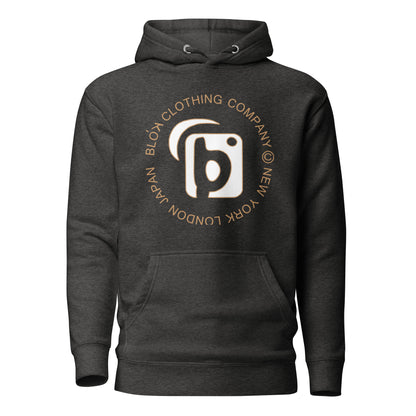 NY LDN JPN - in White & Orange - Women's Hoodie