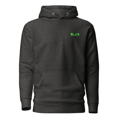 Airborne Eagle - Front & Back Print in Green - Women's Hoodie
