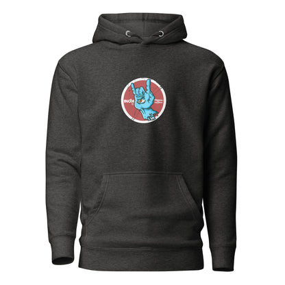 Blok Vision - Front & Back Print - in Red & Blue - Men's Hoodie