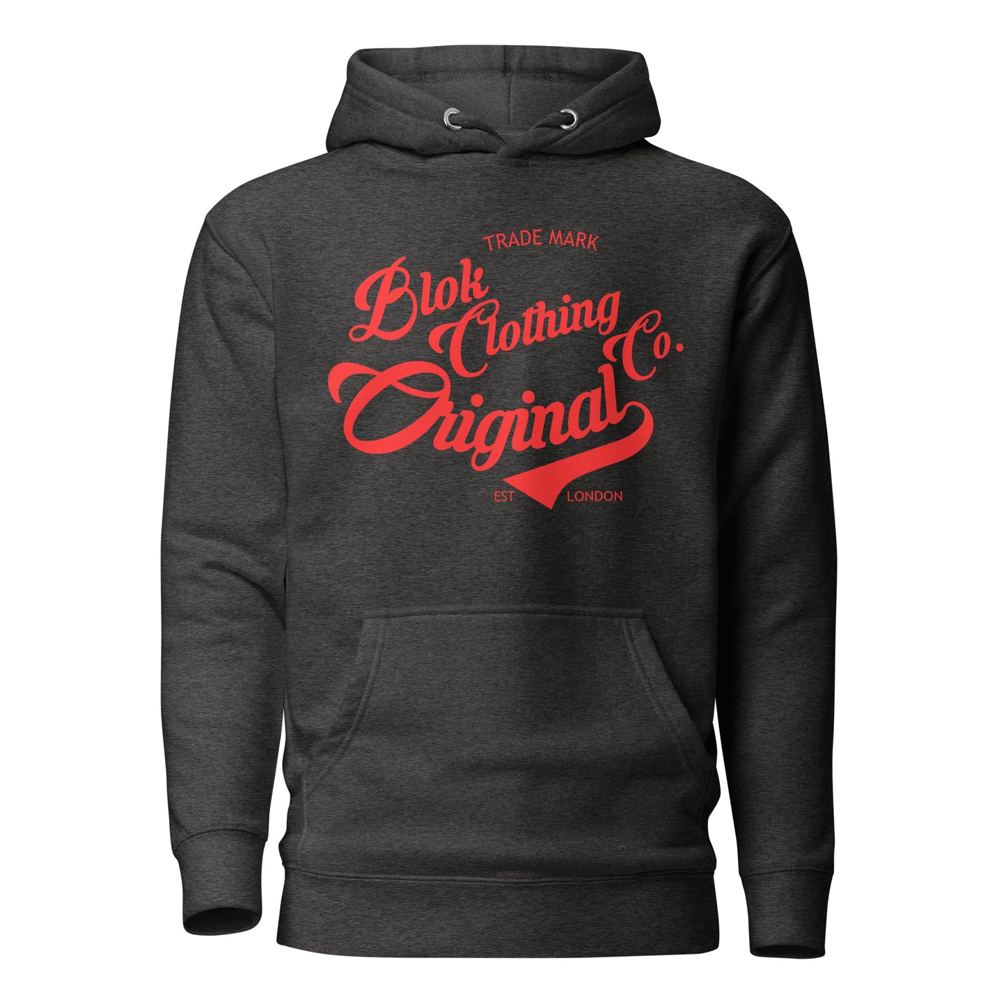 Original Clothing Company - Front Print - with Red Logo - Men's Hoodie
