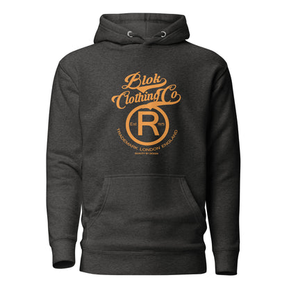Registered Big R - Orange Front Print - Men's Graphic Hoodie