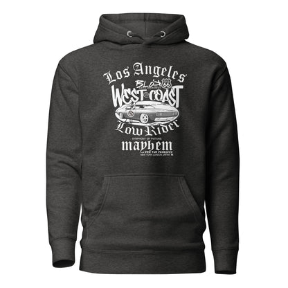 Low Rider Mayhem - White Front Print - Men's Graphic Hoodie