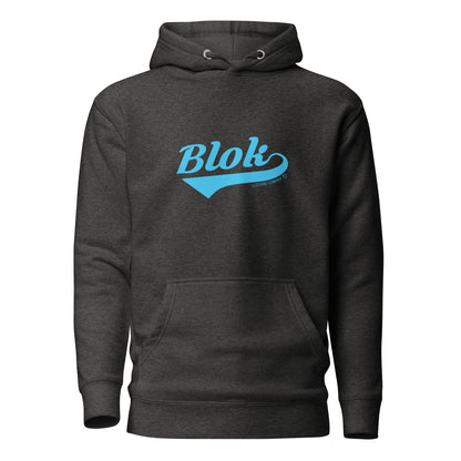 Blok Classic Logo - Blue Front Print - Men's Graphic Hoodie