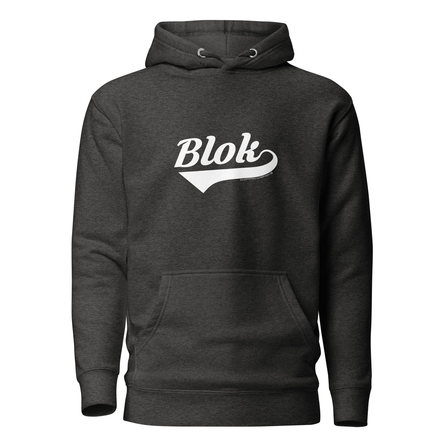 Blok Classic Logo - in White Print - Men's Hoodie
