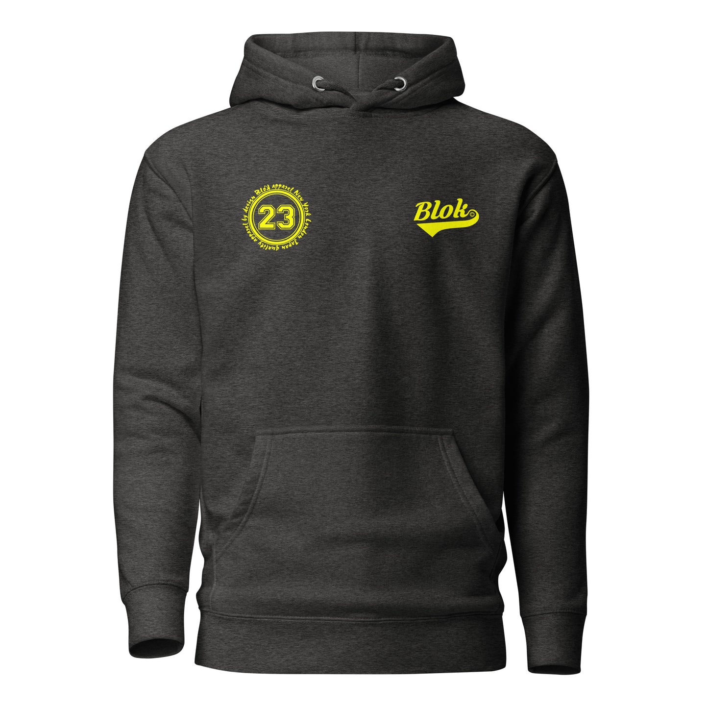 Original 23 - with Yellow Print - Men's Hoodie