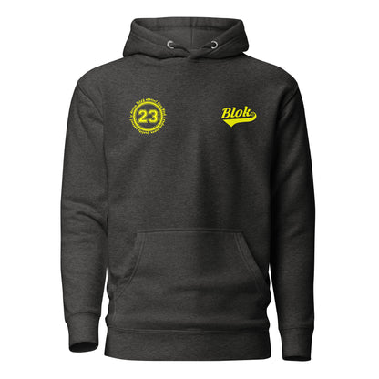 Original 23 - with Yellow Print - Men's Hoodie