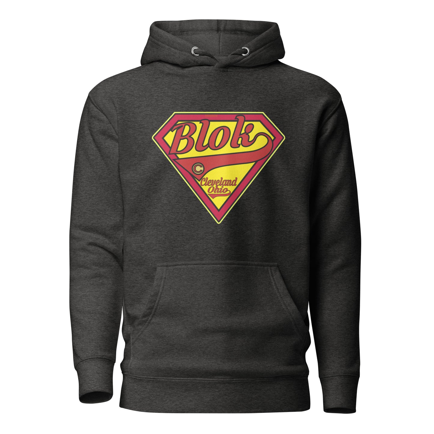 Blok Shield - Red & Yellow Print - Men's Hoodie