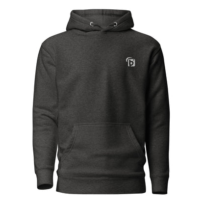 Blok Original Logo - in White Embroidery - Men's Blok Logo Hoodie