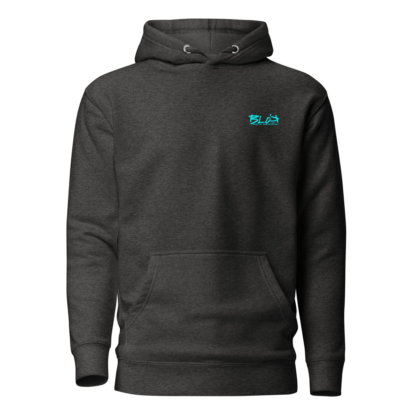 Airborne Eagle - Front & Back Print in Turquoise - Men's Hoodie