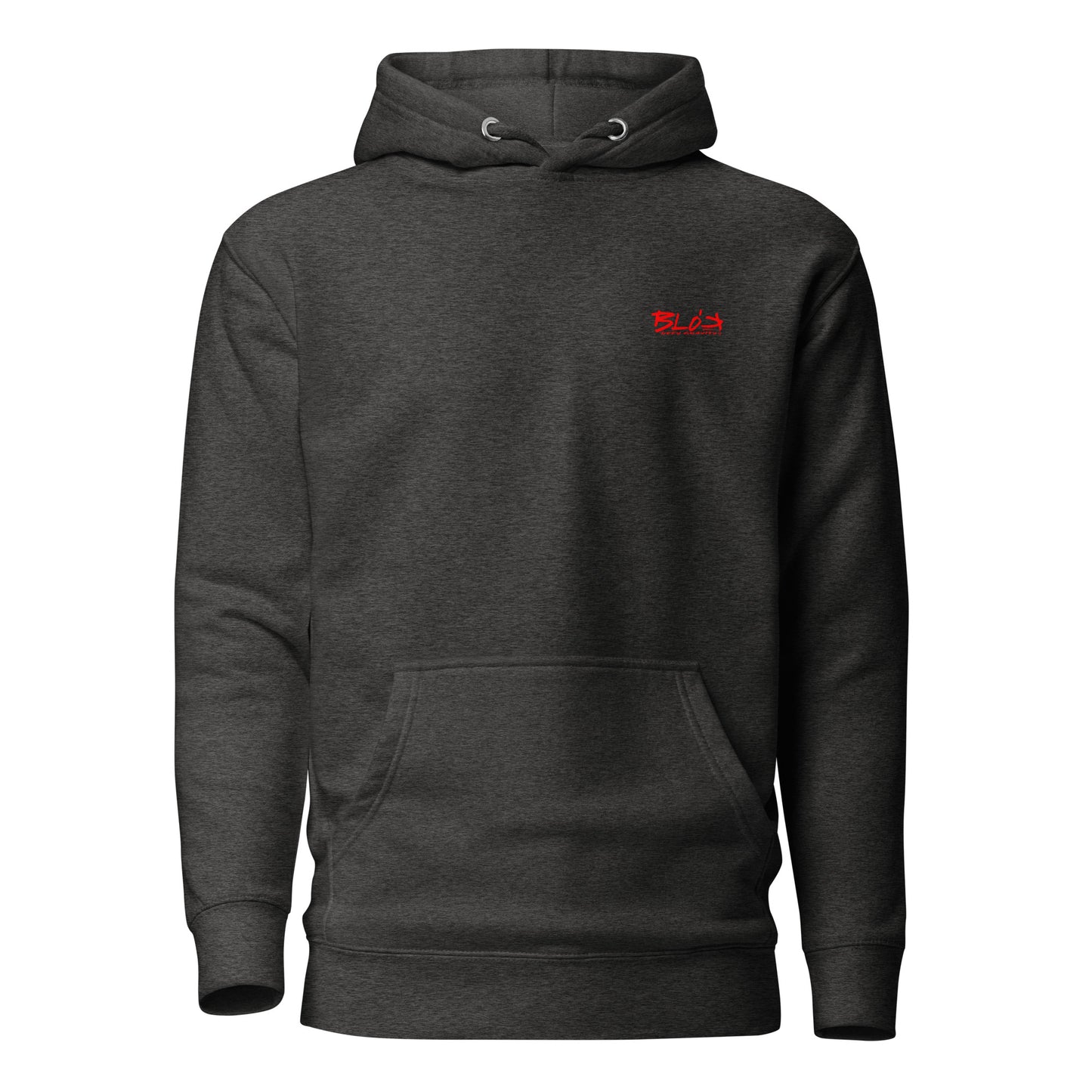 Airborne Eagle - Front & Back Print in Red - Men's Graphic Hoodie