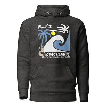 Coastline - Front Print - Men's Graphic Hoodie