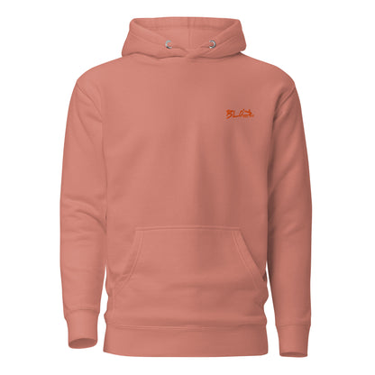 Essentials Small Logo - in Orange Embroidery - Women's Hoodie
