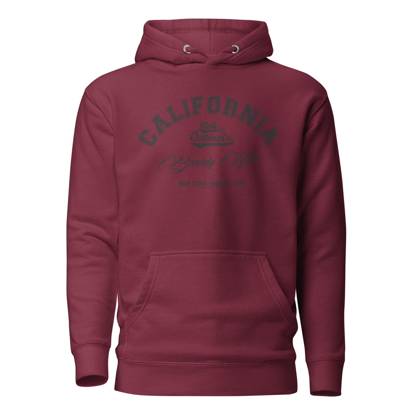 California Beverly Hills - Front Print in Black - Women's Hoodies