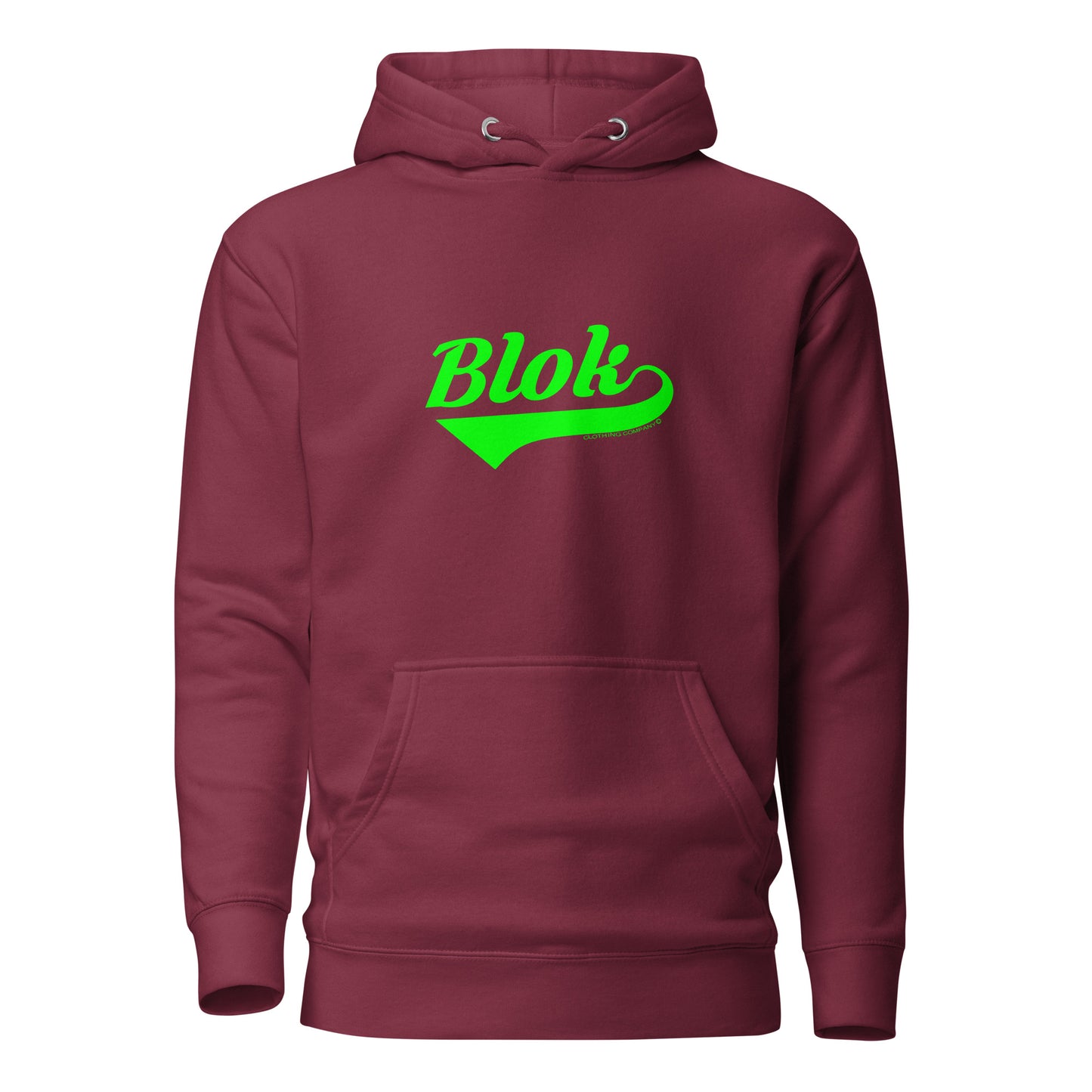 Blok Classic Logo - in Green Print - Women's Hoodie