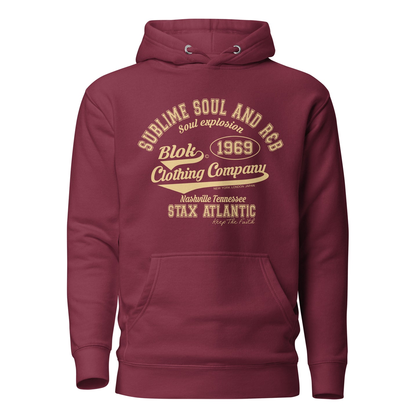 BLOK Sublime Soul - Gold Front Graphic Print Women's Hoodie