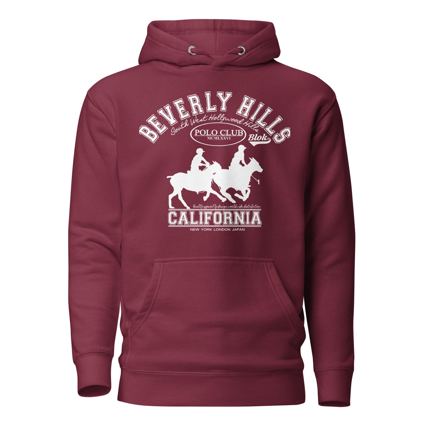 Beverly Hills Polo Club - with White Print - Women's Hoodie