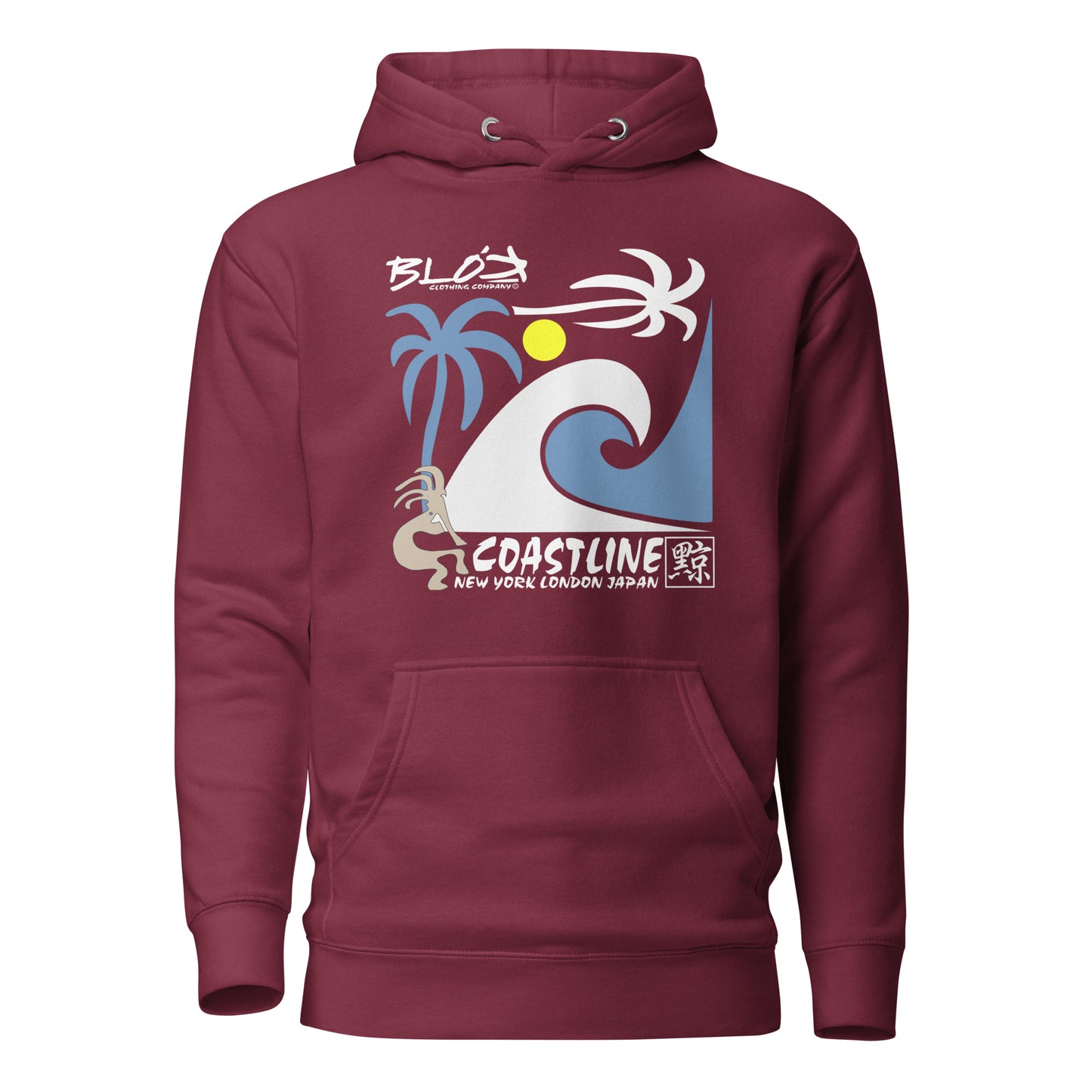 Coastline - Front Print - Women's Hoodie