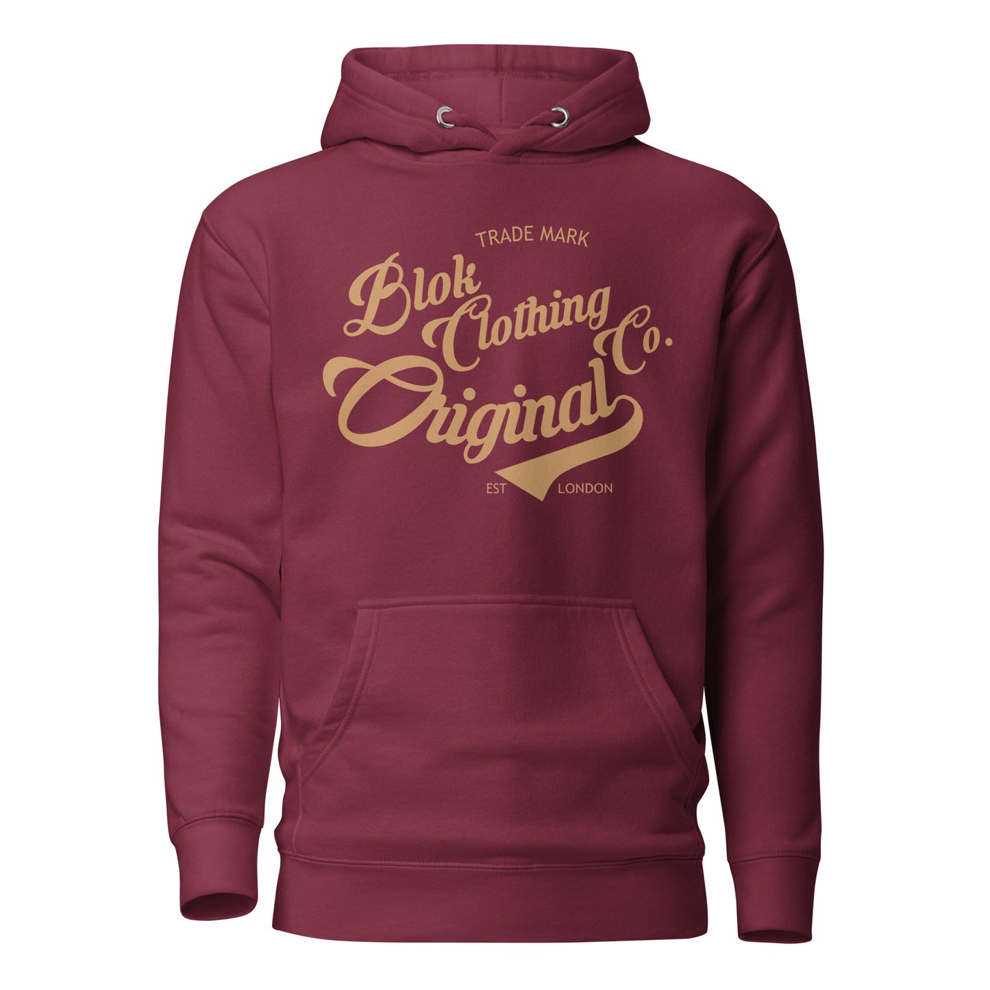 Original Clothing Company - Front Print - in Gold - Men's Hoodie