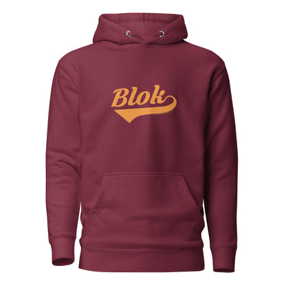 Blok Classic Logo - in Gold Print - Men's Hoodie
