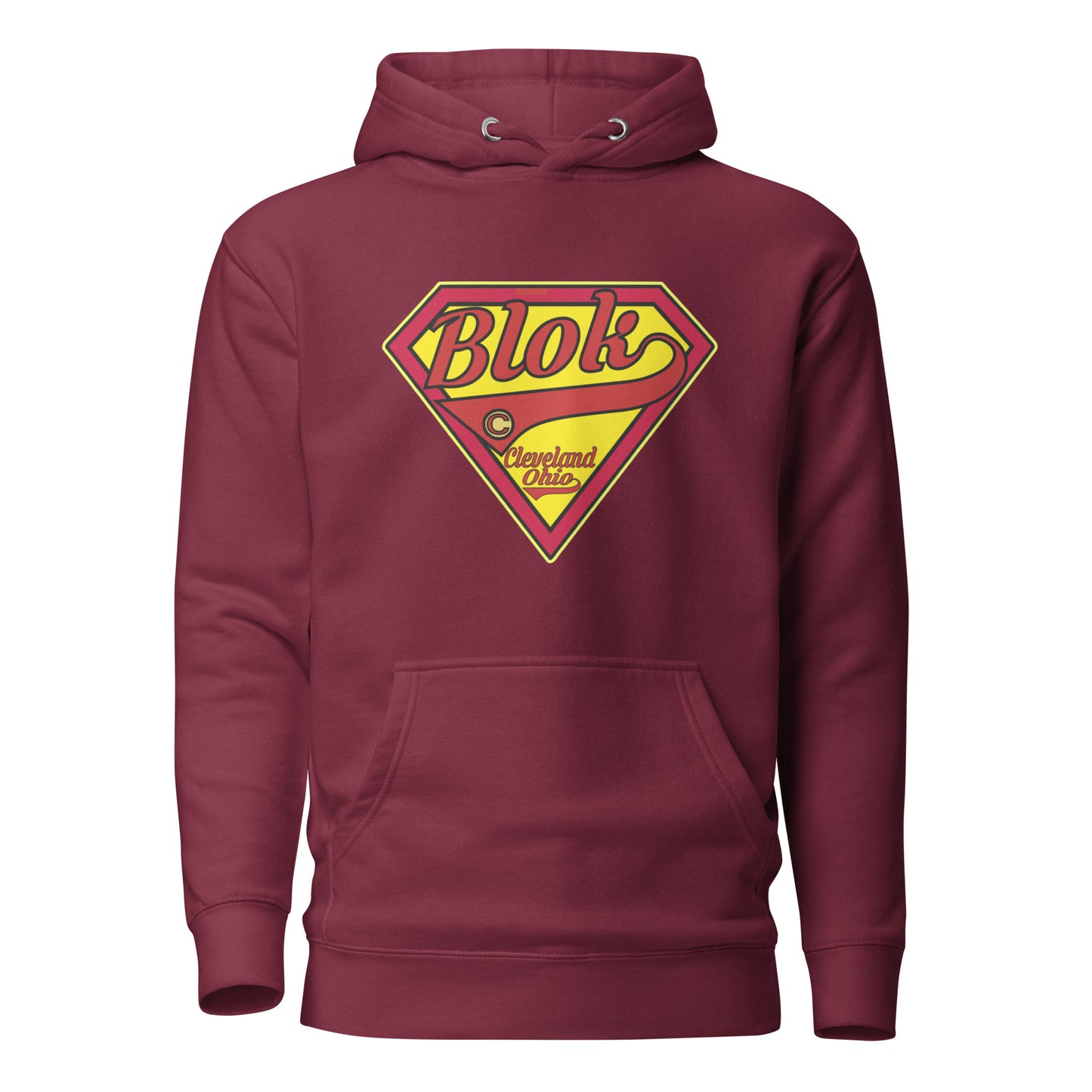 Blok Shield - Red & Yellow Print - Men's Hoodie