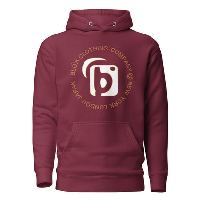 NY LDN JPN - in White & Orange - Men's Hoodie