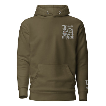 LA Mayhem - Embroidered Front & Arm Design - Men's Hoodie
