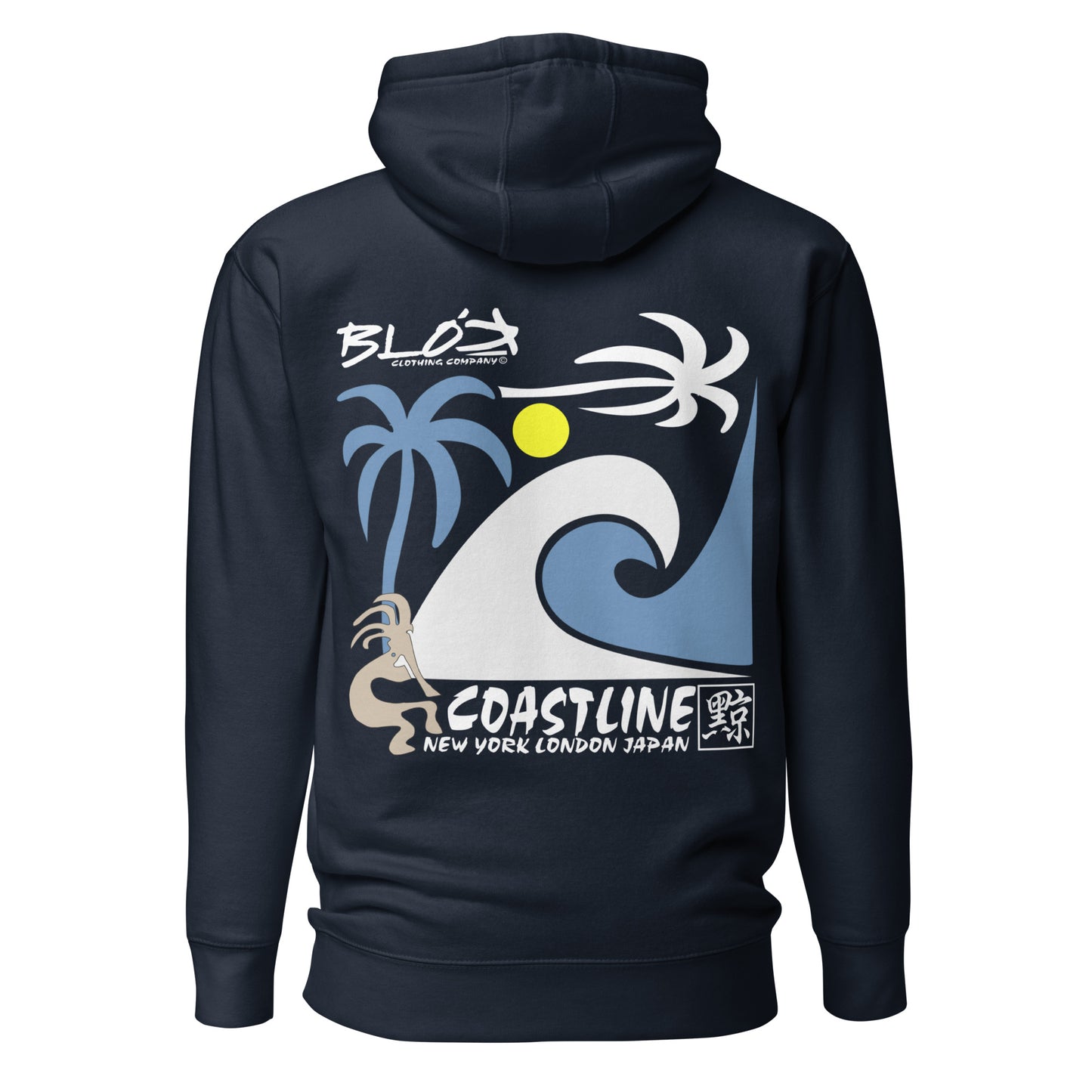 Coastline - Front & Back Print - Men's Graphic Hoodie