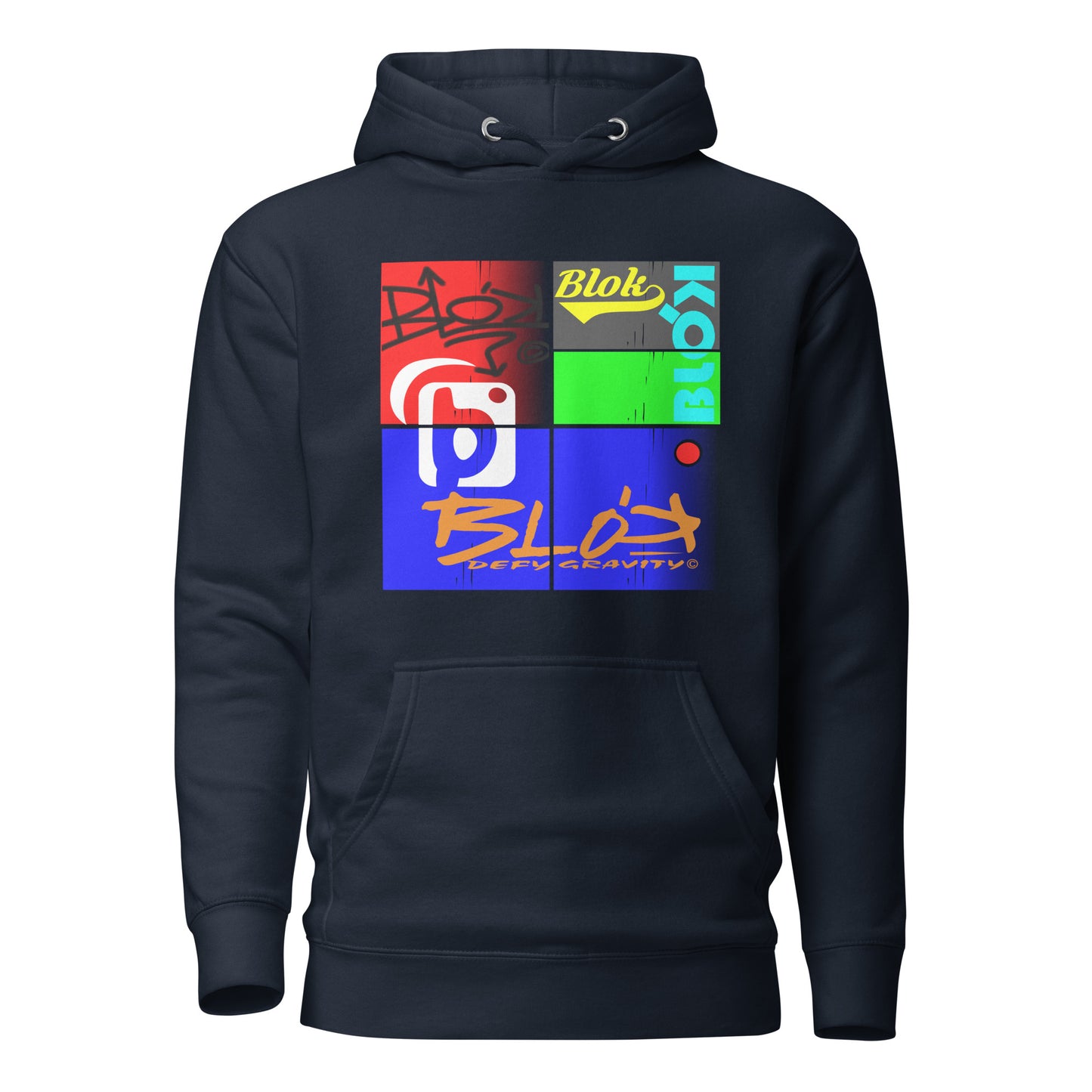 Blok Logos - Front & Back Print - Women's Hoodie