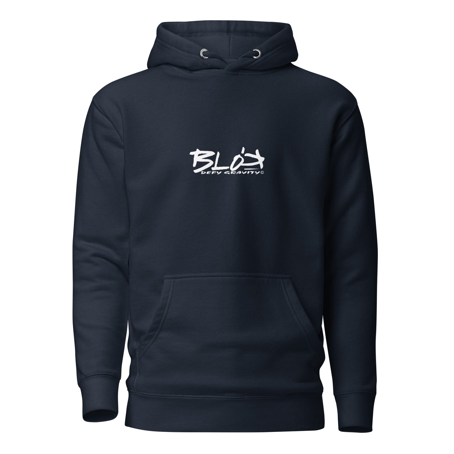 BLOK Empire Skate New York - White Back & Front Graphic Print Women's Hoodie
