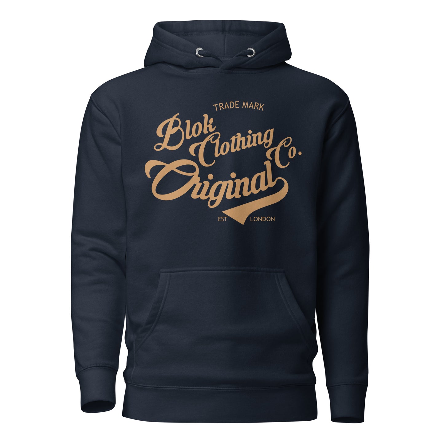 Original Clothing Company - Front Print - in Gold - Men's Hoodie