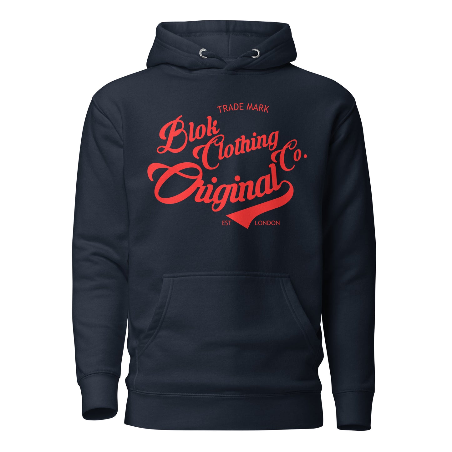 Original Clothing Company - Front Print - with Red Logo - Men's Hoodie