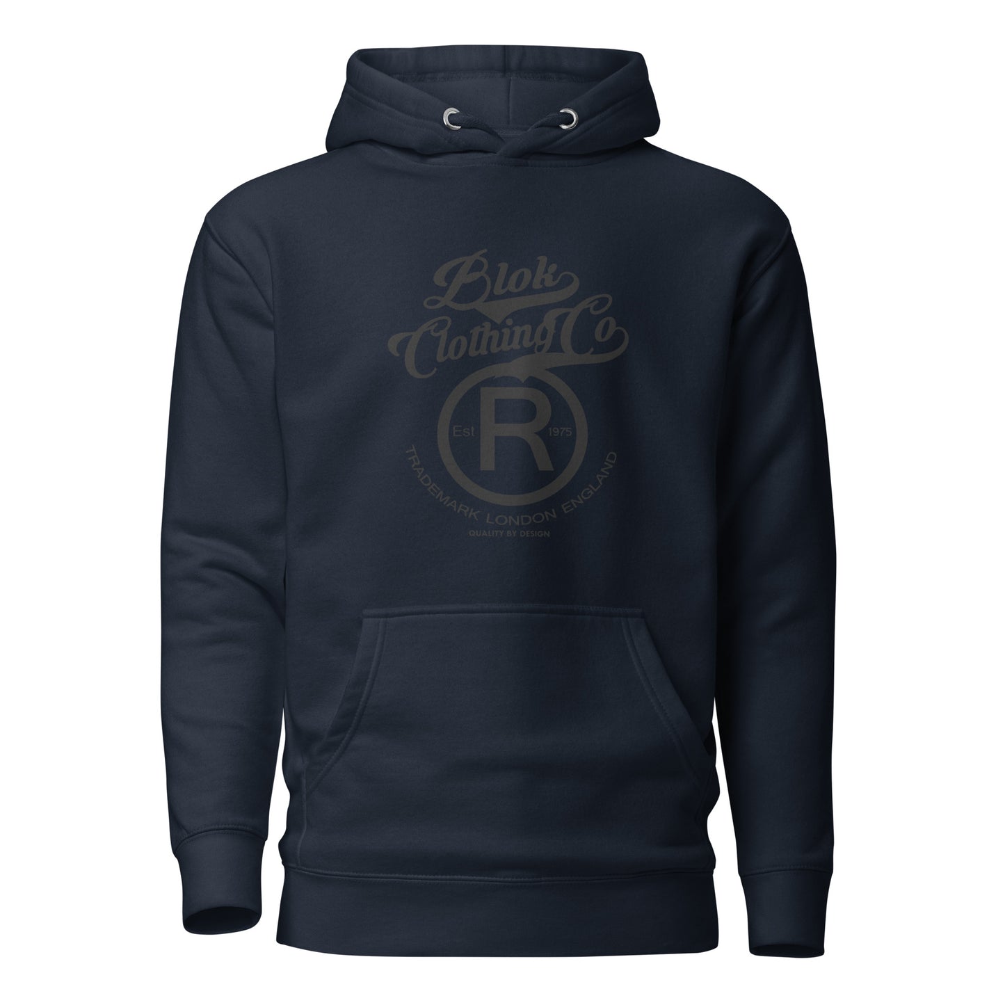 Registered Big R - Black Front Print - Men's Graphic Hoodie