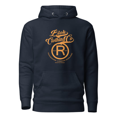 Registered Big R - Orange Front Print - Men's Graphic Hoodie