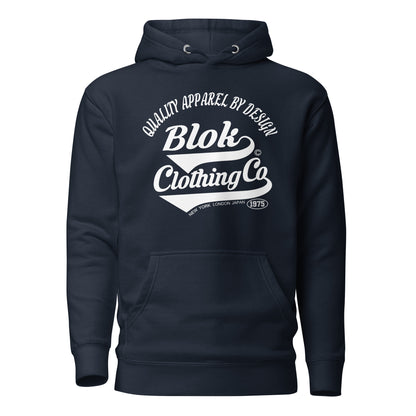 Quality Apparel By Design - with White Print - Men's Hoodie