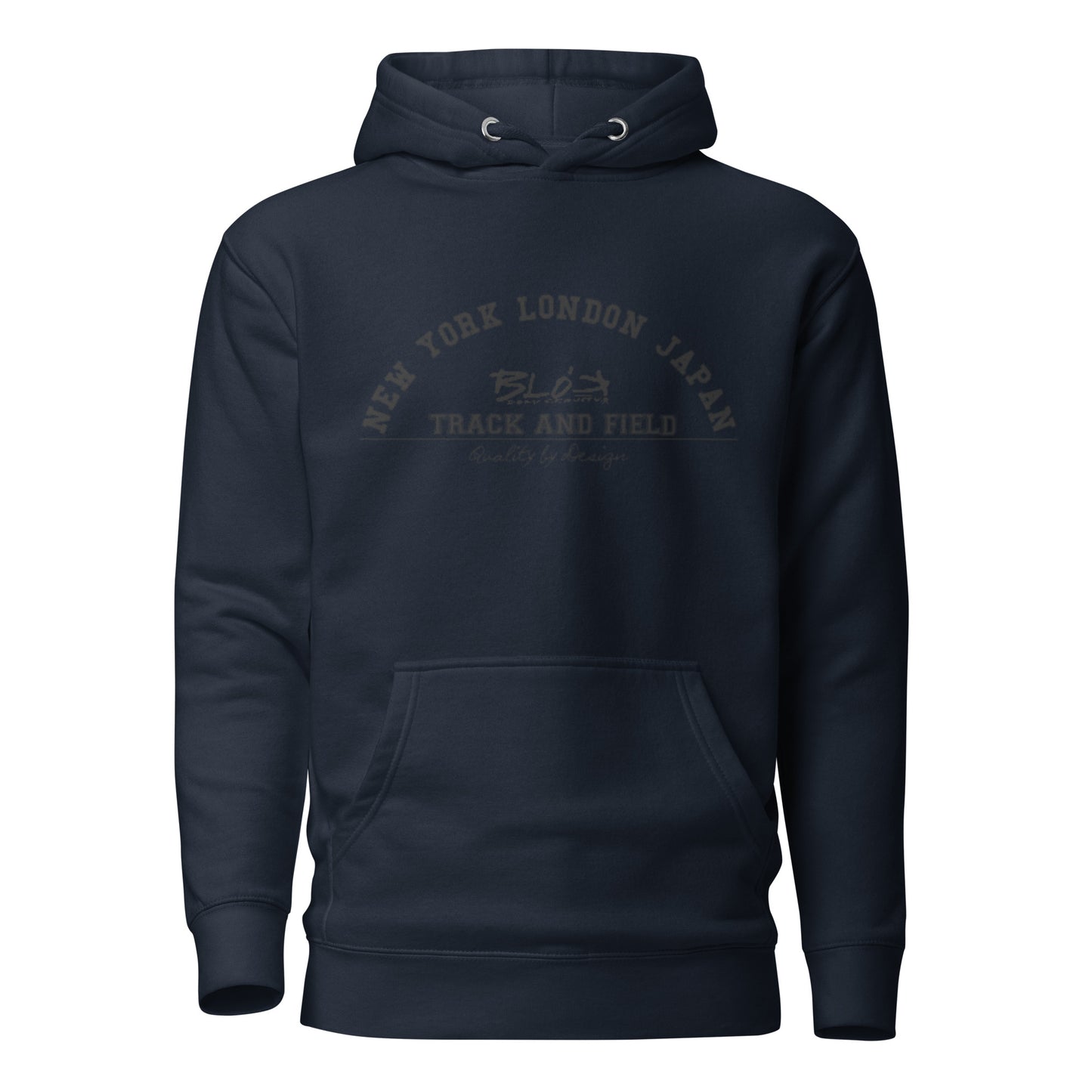 Track & Field - with Black Print - Men's Hoodie