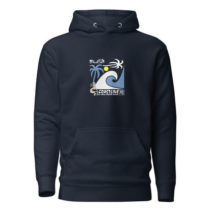 Coastline - Front & Back Print - Men's Graphic Hoodie